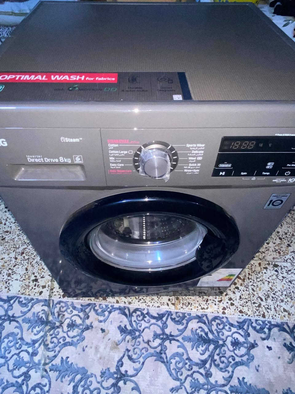 غسالة فول أوتماتيك LG باب جانبي حجم 8 كيلو جديده غير مستخدمة للمبيع لغرض السفر للاستفسار الاتصال على صاحب الغسالة مكلف بلنشر

***********

سعره 675 الف
