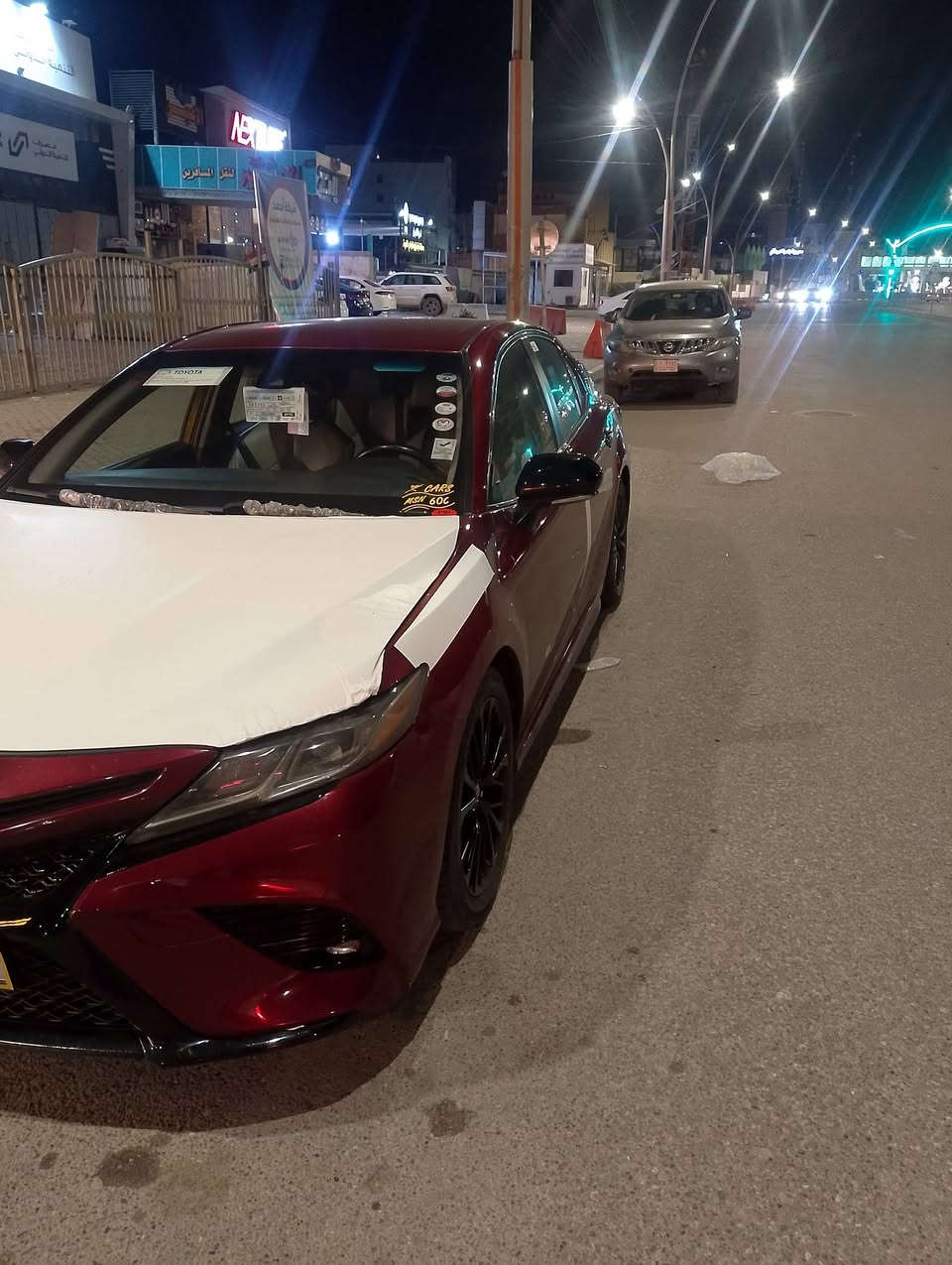 البيع كامري موديل 18 رقم دهوك دولي هزه جديده قبل يوم مسويها سياره بسمي حادث بس بنيد بدون ايرباك سياره فول عدا الفتحه مكان بغداد السعر 172وبيها مجال ***********
