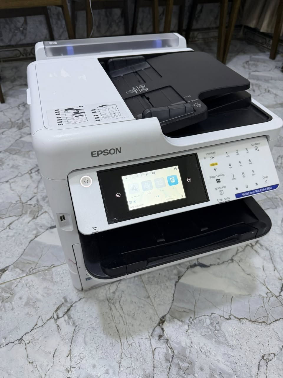 طابعه للبيع 
C800
الطابعه جديد استخدم ٥ اشهر ع ايدي 
فيدر دبل سكنر طباعتها فول ١/١ 

ملغيه الشرائح 

550 فقط 🔥

***********
