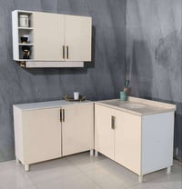 كاونتر MDF • سنك ١٫٢م×٥٠×٨٢سم • توصيل بغداد مجاني