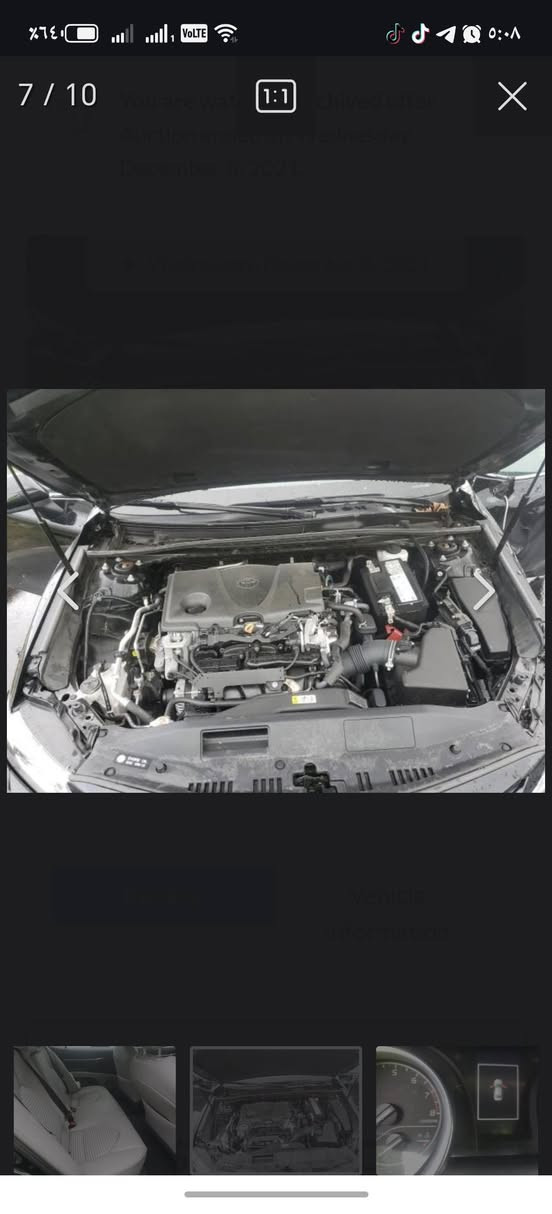 سلام عليكم مراوسه ويأ تكسي هايبرد كامري أو كورلا
كامرى 2021  SE 
السعر :170  بي مجال
السياره مرقم كامل تحويل  
ملاحظة السيارة : چاملغ و باب صبغ فقط  أو بونيد بي شوي بارد مبينه باب سكن أو خلفي كلير أمريكا بارد صندوق بدون شواصي بدون لغد امامى كبس 
سيار   

المواصفات : SE
‏‎شاشة   
‏‎كاميرة
اوتو هولد (𝐀𝐮𝐭𝐨 𝐇𝐨𝐥𝐝)  
اوتو ستارات (𝐀𝐮𝐭𝐨 𝐒𝐭𝐚𝐫𝐝)
اوتو ستارات (𝐀𝐮𝐭𝐨 𝐒𝐭𝐨𝐩)
رادار امامي (تحديد مسار) 
‏‎رادار خلفي (التحذير من الاصطدام)
‏‎حساسات امامي
‏‎حساسات خلفي 
نظام (𝐄𝐜𝐨)
نظام (𝐍𝐨𝐫𝐦𝐚𝐥) 
نظام (𝐒𝐩𝐨𝐫𝐭)
تحكمات  استيرن
كشنات كهربائي 
تبريد لمس
لايتات (𝐋𝐞𝐝) ليد زينون بيلادي
بكلايتات (𝐋𝐞𝐝) ليد بيلادي
ويل كروم 
وبعد هواية مواصفات…
‏‎تفاصيل اكثر الاتصال علی ارقام التاليه  

اتصل وتدلل 
☎️***********

عنوان كركوك حي عسكريه
