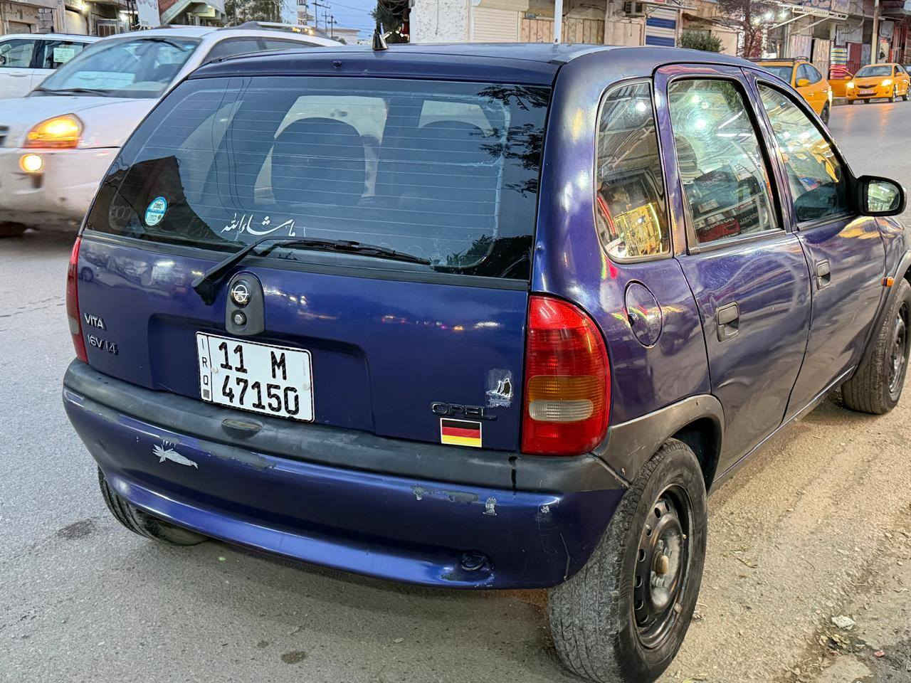 سلام عليكم
أوبل فيتا للبيع موديل 1996 نظام ABSكير اوتوماتيك سنويه جديد رقم جديد شرط تحويل سياراه مابي عيب سعر 35 رقمي ‏‪***********‬‏
