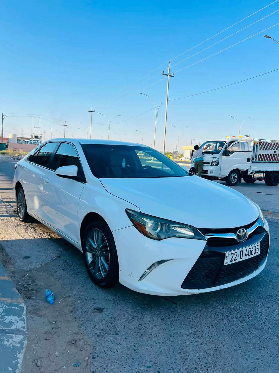 السلام عليكم….

للبيع بسعر مناسب جدا150 $ بيها مجال اعتذر عن الاقساط والوعده

تويوتاكامري 2015  وارد امريكي لون ابيض ثلجي رقم أربيل دولي سنويه وهزه ورقم جديد تحويل ثاني يوم 

سيارة بدون صبغ  بدون بارد بدون تكحيل مكفول..  بدون ايرباك….

سيارة جاهزة بدون اي نقص….

محرك 2500 شرط ما مفتوح  …. السيارة ماشيه 98 ميل 

شرط محرك وكير وصدر وكهربائيات وتبريد وتدفئة وتخم تاير سيارة جاهزة من كلشي….

مواصفات seمعروفة مواصفاتها مايحتاج 
العنوان/ صلاح الدين / بيجي

السعر 150 $ بيها مجال

للاستفسار 
***********
