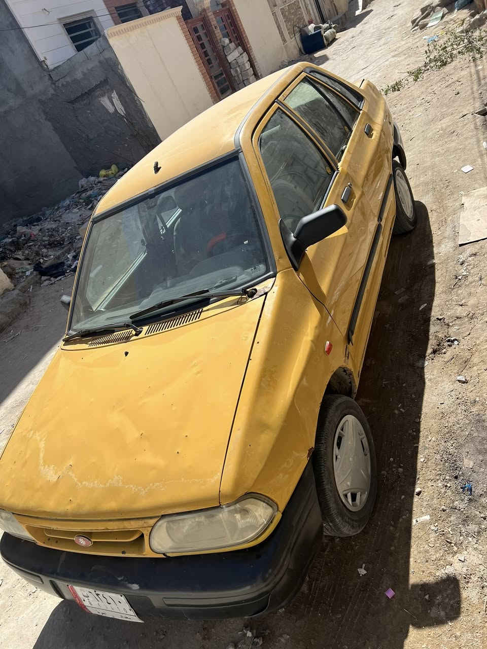 سايبه موديل. 12 

رقم بغداد سنويه ل 27

راعيها يداور يمته متريد 

محرك يخبل بيه ترايك وين متريد بس بي بخار قليل بدون تنقيص 

بيه نواقص بصيده وخياسات بصيطه 

شواصي معمرات جدد 

شباب هيئه وغرامات وره المشتري 

مكاني كربلا بوبيات سعر سياره ١٧ ورقه رقم ‭٠٧٧٣ ٢٠٤ ٤١٢١‬
