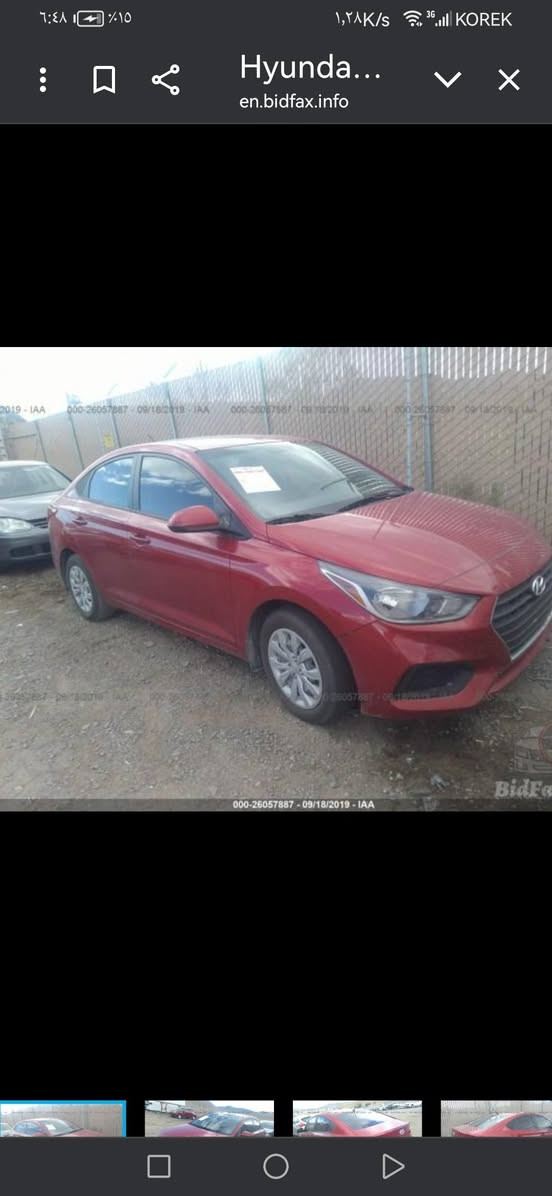 السلام عليكم اكسنت 2018 سياره كفاله عامه كير عادي استفسار الرقم  ***********
