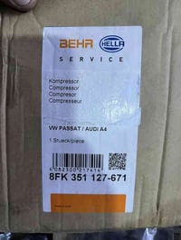 كومبريسر تبريد باسات و اودي a4 سفر ما مشتغله  سعر  07700349479