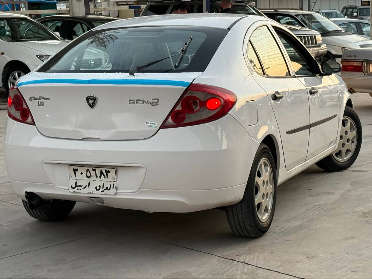 پرۆتۆن ئۆتۆماتیك
مۆدێل (٢٠٠٧) 
 بەشەرتی تەحویل
گێڕ و مەکینە بە شەرت 
تەبرید بە شەرت
نرخی (٤٢) گەڵاو معامەلە
شوێن (سلێمانی)
*********** السليمانية, العراق
