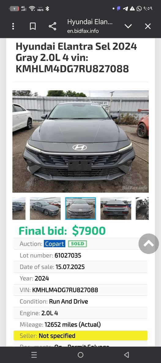 سلام عليكم النتره 2024
بصمه تشغيل عن بعد تحكمات ستيرن  
عداد مسافه 24 قبل الزياده
سعره 165💸
***********
