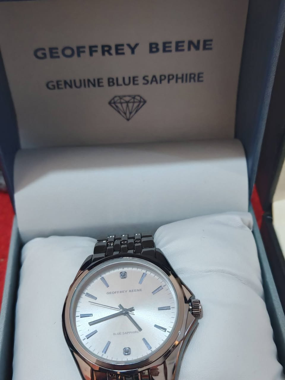 السلام عليكم / من رخصة ابو البيج
للبيع ساعة كاسيو رجالية أصلية 100%

✅سوار :  فولاذي مقاوم للصدأ  

✅الهيكل / الإطار: لون ذهبي

✅الزجاج معدني

✅مقاوم للماء 

✅عمر البطارية 3 سنوات

✅ القطر 40 مم

السعر 65 الف توصيل ٥ الف بغداد محافظات ٨

للبيع ساعة ساعة جيفري  بين رجالية بلون معدني رمادي وزجاج ياقوتي أزرق - GBB0028GU القطر 41 مم

 السعر 35 الف توصيل ٥ الف بغداد محافظات ٨

للحجز يرجى ارسل الاسم والرقم والعنوان


**إذا كنت صاحب هذا الإعلان وتريد حذفه لأي سبب، رجاءا أرسل رسالة إلى الدعم الفني**