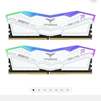 رامات للبيع   TEAMGROUP T-Force Delta RGB DDR5 Ram 64GB (2x16GB) 6000M...
