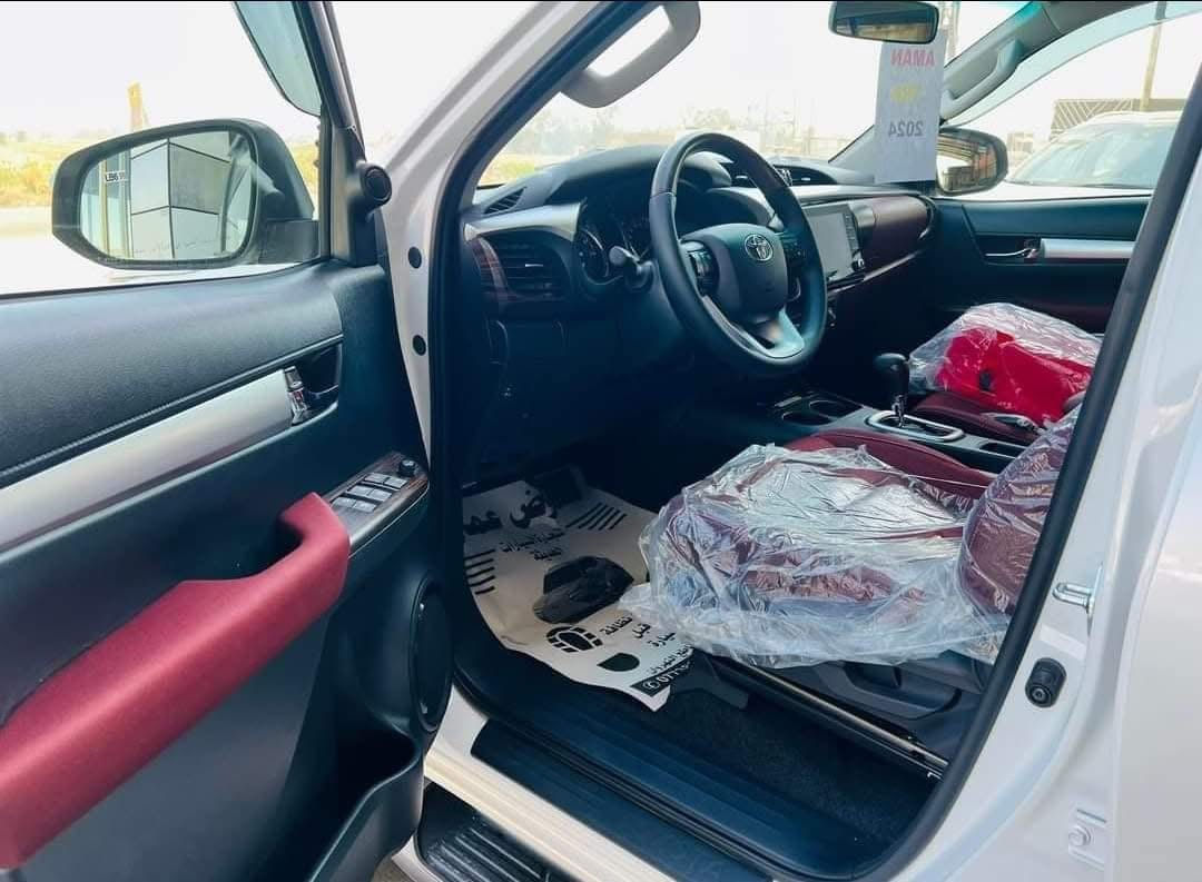 سلام عليكم للبيع تيوتا هايلوكس 
2024 
ماشي 63
سيد نهرو فول
حساس امامي خلفي 
بصمه
كامره
بنيد جكات 
مذهب
صاج
شاحن وايرلس 
٦ سماعات
قطعتين تبريد 
باقي المواصفات معروفه 
لاستفسار ***********&&***********
