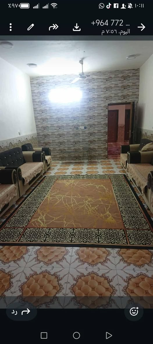 بيت للبيع 
الكوت الجديده  نهايه شارع المطحنه 
مساحه 200م ركن شارع 11م 
مكون غرفتين نوم وصاله واستقبال وصحيات داخليه وخارجيه مناور ثنين 
بناء حديث
ملاحظه بيع أو مراوس  العزه رين قوس  حي الجهاد الكريمه
البيت الكوت الجديده
الاستفسار الاتصال
***********
