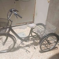 بايسكل ثلاثي حجم 24 نظيف سعره 175 مكاني الغزاليه 07700796511