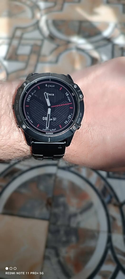 GARMIN FENIX 6X PRO SOLAR
قياس 51
البطارية 21 يوم 
الساعة شغالة 100%
فقط الشاشة بيهة طبع خفيف مال فيم 
السعر 240  ألف


**إذا كنت صاحب هذا الإعلان وتريد حذفه لأي سبب، رجاءا أرسل رسالة إلى الدعم الفني**