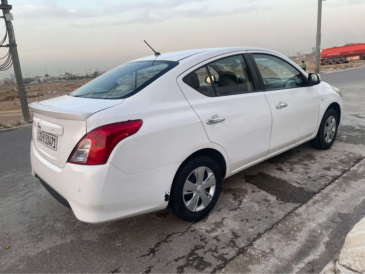 نيسان صني ٢٠٢٠ سپى بةفرى ٤ پارچةي بوياغة  جةمپيكي خةفيفي پشتي هةية 7–8 دنكة تةزرةى بچوكى هةية گير و مةكينة و  تةبريدي  بةشةرتة  بي مصرفة سعر٩٦وةرةقة  موبايل *********** أربيل, العراق
