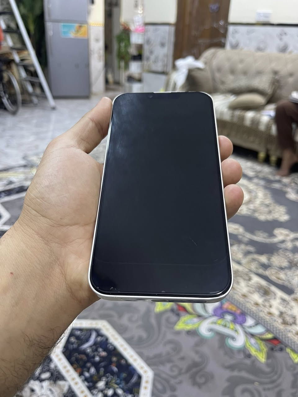 ايفون 14  بلاص للبيع فقط توصيل ماعندي شرق اوسط ماستر وتر بروف بطاريه 85 ذاكره 128 بي كم ملاحضه بالشاصي  الجهاز نظيف السعر 600 ومجال قليل عنواني بغداد التاجيات ***********
