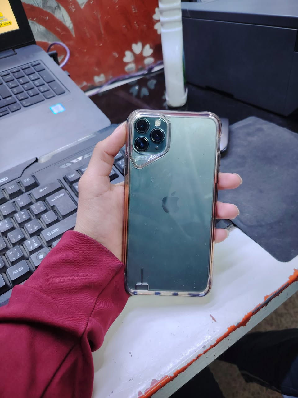 للبيع  ايفون 11 برو ماكس  
الجهاز كلو نورمال اصلي شرط 
فقط مبدل الظهر 
الذاكرة 256 
الشاشة 3 خيارات الاصلية شرط 
البطارية 77‎%‎ الاصلية 🔋 
السعر 270 وبي مجال 
مكاني موصل الايمن التواصل خاص


**إذا كنت صاحب هذا الإعلان وتريد حذفه لأي سبب، رجاءا أرسل رسالة إلى الدعم الفني**