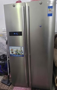 ثلاجة بابين فول مواصفات باب ثلاجه وباب مجمده شبه جديده اقتصادية بلكهرب...