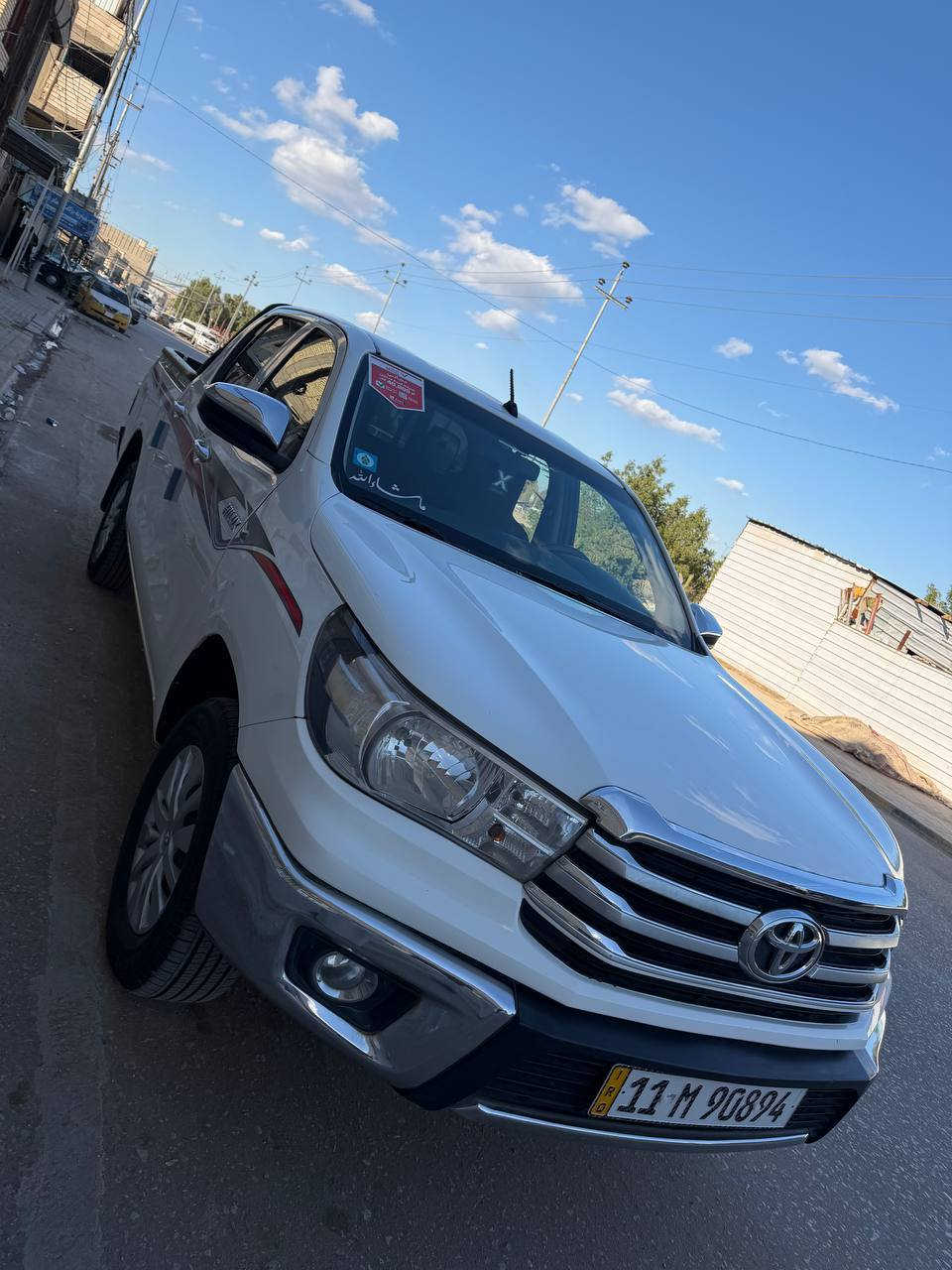 للبيع هايلوكس موديل 2022 ناصية كير عادي محرك بلادي ما مفتوح جاهزة من كل شي كير مكينة حدادية تبريد ماشية 110 الف رقم بغداد سنوية لل2033 بيهة فقط بنيد مبدل بلادي بدون صبغ بدون دواخل والقديم موجود السعر 230 المكان نجف ***********
