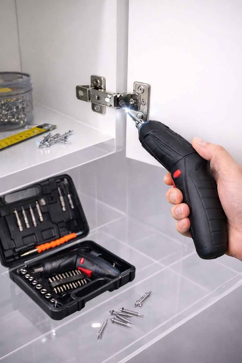 طقم مثالي لجميع أعمال الصيانة
المنزلية القوية والخفيفة
يتضمن مفك كهربائي قابل لإعادة الشحن وعدد كبير من الرؤوس المختلفة لتتناسب مع جميع أنواع البراغي والتثبيتات

 سهل الاستخدام وخفيف الوزن، مصمم لتوفير أقصى راحة أثناء العمل

يُستخدم لتجميع الأثاث وتصليح الأجهزة المنزليةو فك وربط البراغي، الأعمال اليدوية، وصيانة السيارات الخفيفة

 مزود بوصلة مرنة للوصول للأماكن الضيقة بسهولة.

يحتوي الطقم على:
– مفك كهربائي قوي بقبضة مريحة
– ٣ رؤوس حفر مختلفة
– ٦ رؤوس طويلة متعددة الاستخدام
– ١٢ رأس سداسي بأحجام متنوعة
– ٣ مجموعات رؤوس صغيرة (أكثر من ٢٠ رأس) تشمل رؤوس مسطحة، نجمة، مربعة، وhex
– وصلة مرنة للوصول للأماكن الصعبة
– شاحن كهربائي للمفك
– حقيبة بلاستيكية منظمة وسهلة الحمل

قابل للتحويل من شكل مسدس الى شكل مفك
 البطارية: قابلة لإعادة الشحن
الخامة: بلاستيك مقوّى ومعدن مقاوم للصدأ بغداد, العراق


**إذا كنت صاحب هذا الإعلان وتريد حذفه لأي سبب، رجاءا أرسل رسالة إلى الدعم الفني**