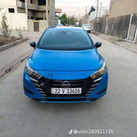 نيسان فيرسا موديل 2024 سياره رقم اربيل باسمي السياره بيها ٥ قطع صبغ  ا...