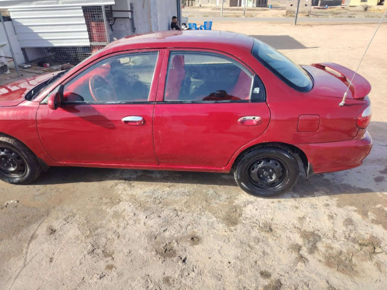 سلام عليكم كيا سيفا  موديل  2000  سياره نضيفه  بيه  نواقص  تبريد ميشتغل   30 وبيه مجال  
***********
