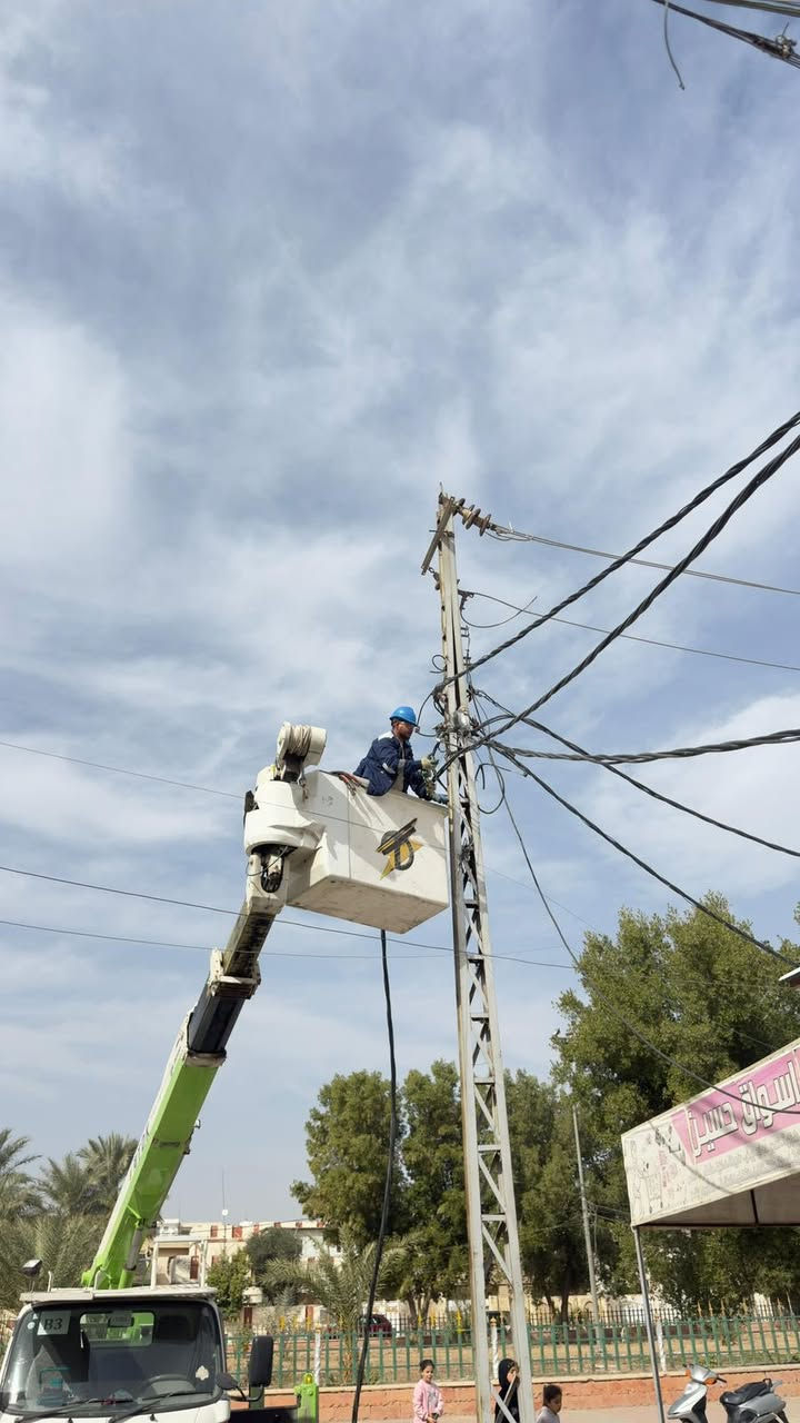 جانب من اعمال قسم الصيانه في الزهراء منطقة المتميزين
قطاع الزهراء ***********

#الكوت_مدينة_ذكية 
#التحول_الذكي 
#السمارت_ميتر
