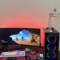 Pc للبيع نضافة عالية 💯 كرت شاشه gtx 1660 super 6g شركة gigabyts  معالج...