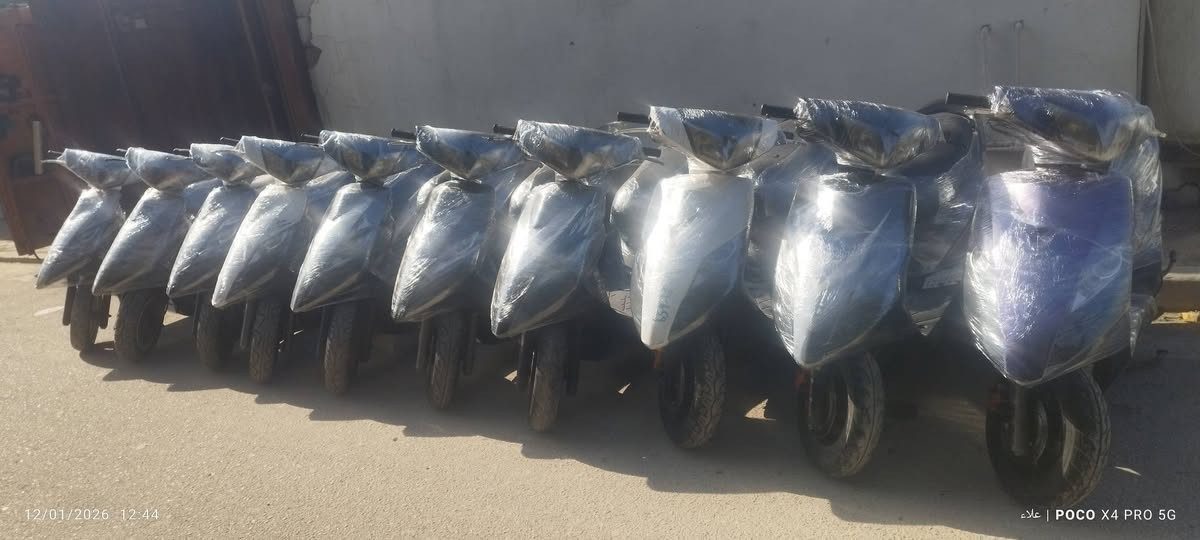 سلام عليكم تم وصول دراجات رمبه رمبه حاويه سرعتهن ١٤٠ ثعالب وكامكو اسعارهن ٨٥٠ كامله اي نقص مابيه مكاني بغداد الغزاليه *********** اسعار ثابته وبدون عمله رجان
