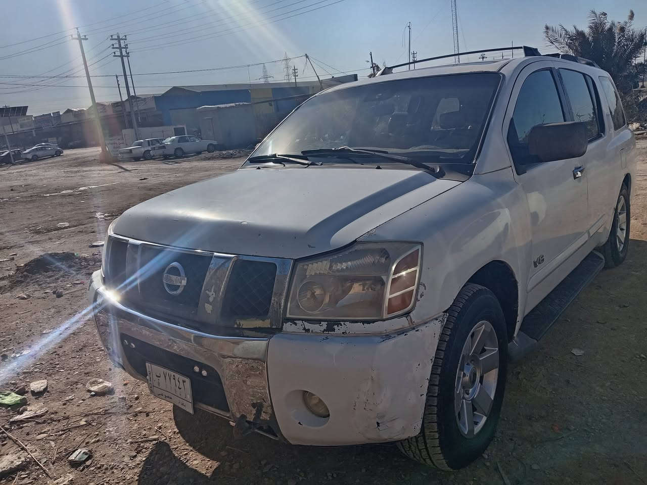 نيسان ارماده موديل 2007 رقم بغداد محرك وكير وتخ تاير السنويه 2027 غرفه نظيفه كشنات سياحي كهرباء السعر 70 وبيه مجال الاتصال على الرقم ***********
