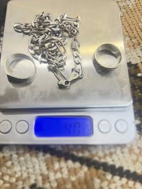 زنجيل وحلقه • ٤٠غرام • فضة ٩٢٥