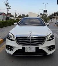 للبيع مارسدس 2018 S500  وكالة المانيه ضمان ماشيه 32 الف بحالة الوكاله ...