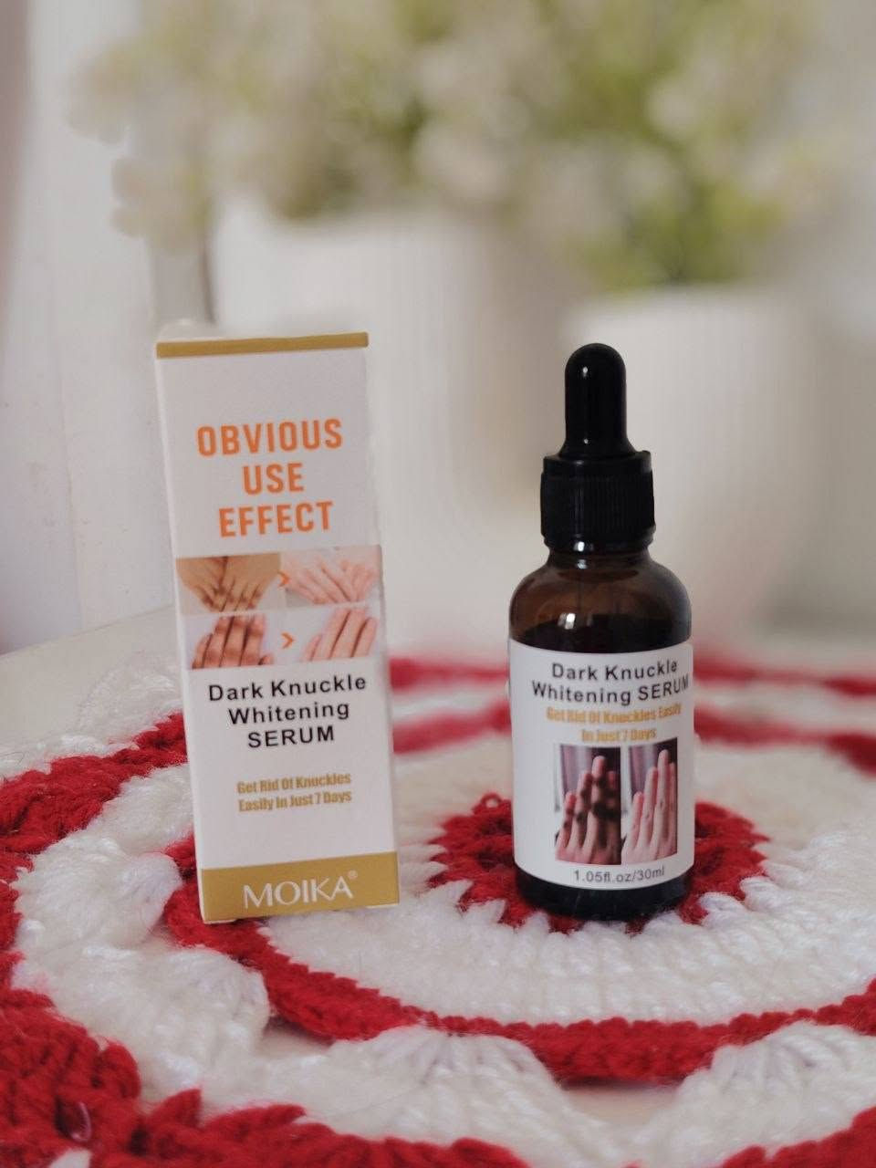 Dark Knuckle Whitening SERUM
سيروم دارك لتفتيح الركب الاكواع مفاصل اليدين والمناطق 😌🫧 يخلصج من  : 
• اسمرار الكوع والركبة
• تصبغات تحت الإبط
• سواد بين الفخذين
• بقع داكنة بالجسم
 تفتيح وتوحيد لون البشرة خلال أيام
يساعد على إزالة الاسمرار والتصبغات ويمنح البشرة نعومة وإشراقة واضحة.
يحتوي على : فيتامين C لتفتيح البشرة وتقليل البقع الداكنة فيتامين E لتغذية البشرة وتهدئة الاحمرار والالتهابات
مناسب للاستخدام على الوجه والجسم. 
 طريقة الاستخدام : مرتين يومياً على بشرة نظيفة مع تدليك تظهر النتيجة من أول أسبوع.

الـتـوصيل لـبغداد ٤ وللمحافظات ٦🦋
أ


**إذا كنت صاحب هذا الإعلان وتريد حذفه لأي سبب، رجاءا أرسل رسالة إلى الدعم الفني**