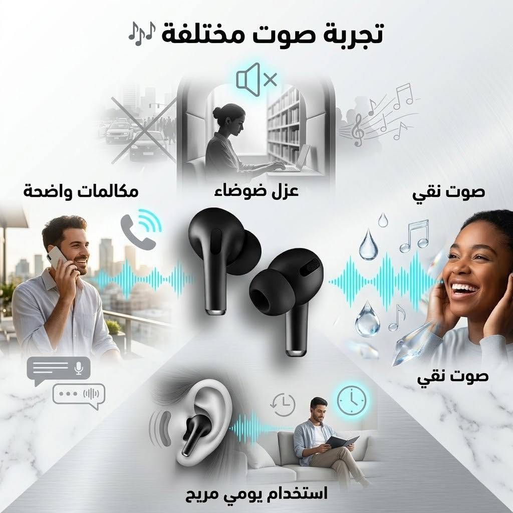 اسم الماركة:
AirPods Pro Sim Original
النوع:
سماعة أذن لاسلكية Bluetooth
الكمية:
1 وحدة
بلد الصنع:
الصين
اللون:
أسود
الوزن:
160 جم                                                                        السعر💥🔥


**إذا كنت صاحب هذا الإعلان وتريد حذفه لأي سبب، رجاءا أرسل رسالة إلى الدعم الفني**
