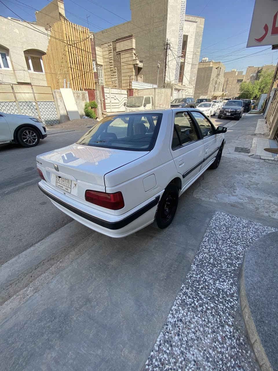 سلام عليكم بيجو بارس موديل ٢٢ مكان بغداد  بدون صبغ سعر.  75    ً  ***********
