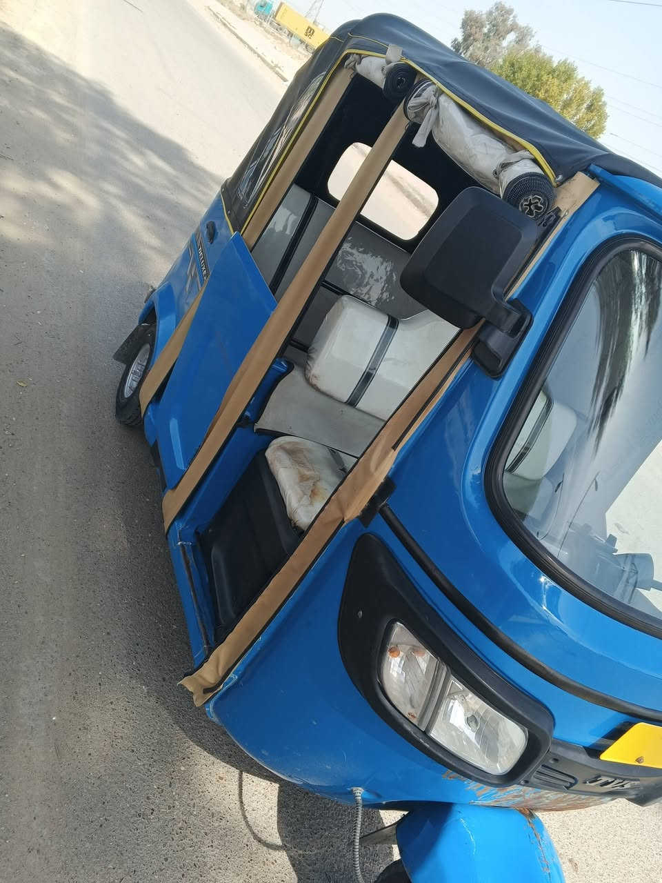 تكتك  TVS
موديل 21 شهر ال 6 رقم بغداد 
تحويل 2 يوم مكفوله من الخياس
بيها طخه هاي واضحه
 +هلالت تكحيل ولباقي مكفول 
مكينه وكير وكلج واكسل فول 
مانقصها كلشي تخام 
تخام تاير جديد + بردات 
دوشمه    كهربائيات كامله 
السعر 6400     مكاني بغداد المحموديه 
الهاتف *********** 
***********
