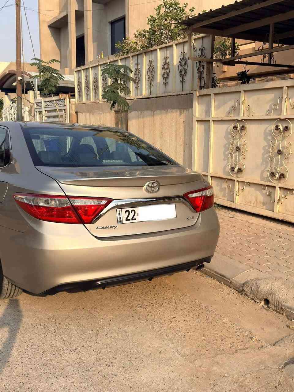#للبيع_ (تويوتا كامري XSE)
لكل عشاق النظافة والفخامة، سيارة جاهزة للاستخدام وبحالة ممتازة جداً:

 النوع: تويوتا كامري (Camry  XSE)

 الموديل: 2017

 المواصفات: وارد أمريكي

 اللون:  (ذهبي ) ملوكي

 الرقم: اربيل 
العرض: للبيع نقدًا  
 الحادث: خفيف جداً (مكفولة تماماً من الشاصي، الدواخل، واللغود بشرط الفحص).

 ملاحظة: فقط باب السائق نسبة صبغ بسيط+نص جاملغ 

السعر: (الاتصال بلرقم ***********)

مكانها: كركوك📞 

— في ‏كركوك‏.
