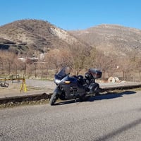 وبركاته دراجة للبيع ! هوندا ST1100 ياباني تاريخ الصنع /1994 دراجة مرقم...