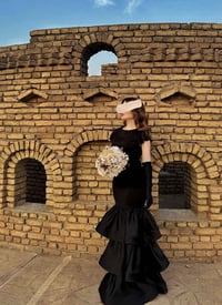 فستان وقفازات • حفلات زفاف • مقاس ٤٠