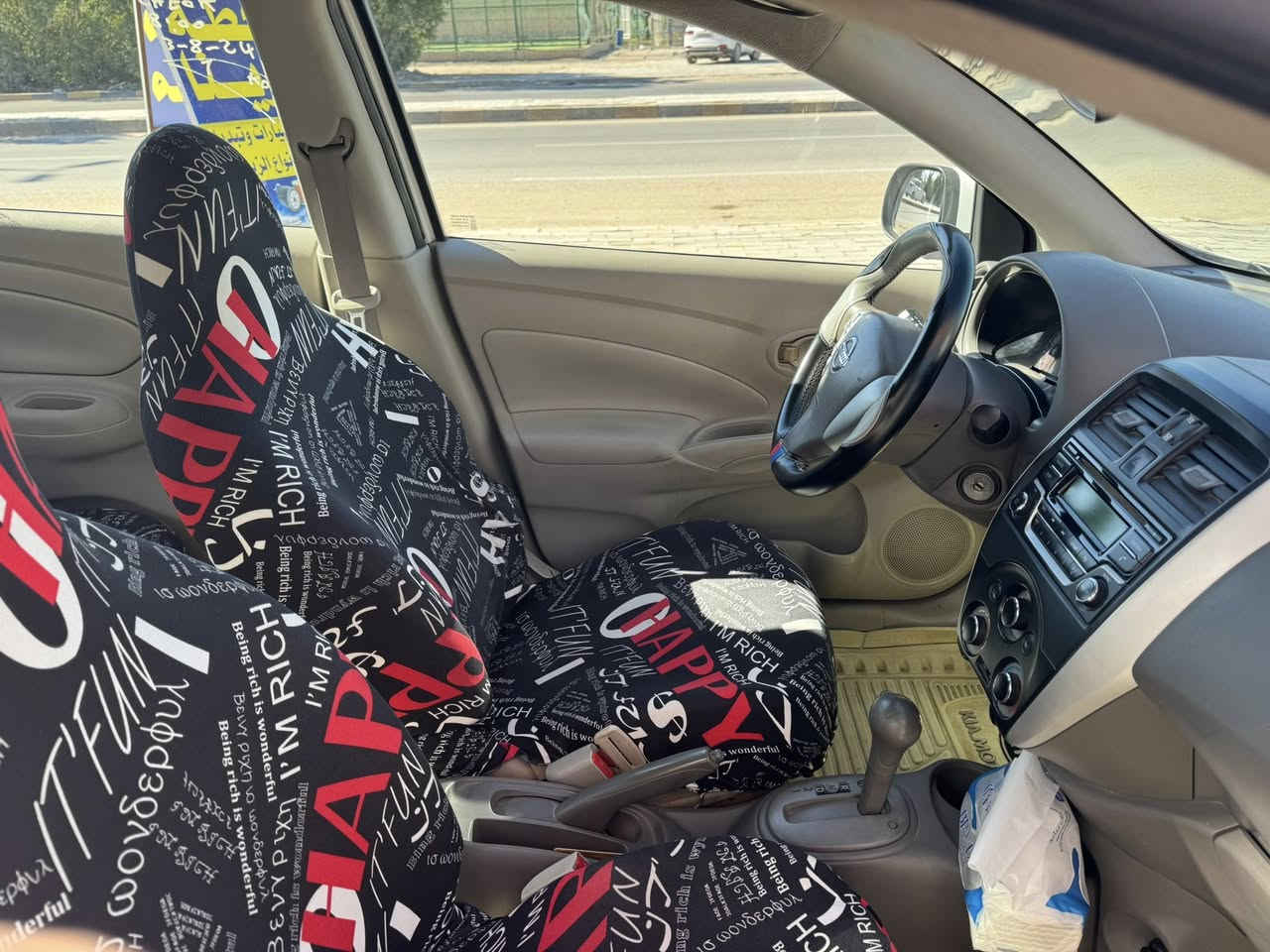 نيسان صني
2018 رقم اربيل 
سنوية 2028
بليته زركة 
بيه فقط موضح بصوره 
سعر 100$ 
الاتصال على رقم ***********
