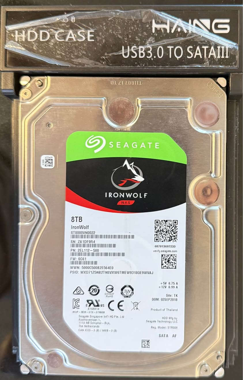 هاردي ٨ تيرا HDD و ٧ تيرا ياري پلةي ٥ تياي السليمانية, العراق


**إذا كنت صاحب هذا الإعلان وتريد حذفه لأي سبب، رجاءا أرسل رسالة إلى الدعم الفني**
