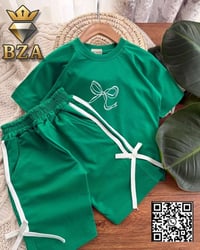 طقم برموده بناتي • مقاس ٢-٥ سنين • مجمع الحجامي