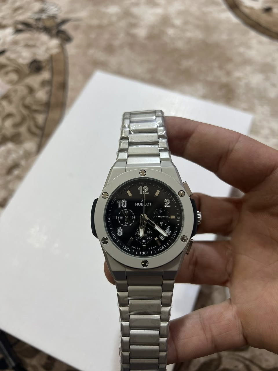 شغل الفديو وشوف الجمال ساعه ثكيله ماركة هوبلون ختوم ليزريه سناتر كل شغاله سعر 25


**إذا كنت صاحب هذا الإعلان وتريد حذفه لأي سبب، رجاءا أرسل رسالة إلى الدعم الفني**