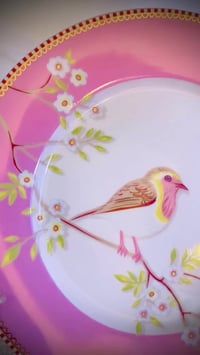 صحن انتيك • مختوم • ٢١ سم