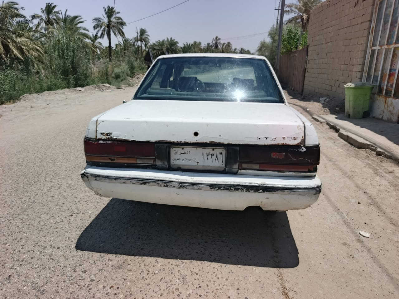 سلام عليكم سيدان البيع سياره حلوه رقم صدامي  صلاح الدين بدون راعيه مكينه ونجي السعر ١٣ وبيه مجال مكاني الناصريه سوق الشيوخ وذا مروس عادي ‏‪***********‬‏
