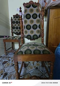 ٧ قطع • كراسي خشب إنجاره • بابل