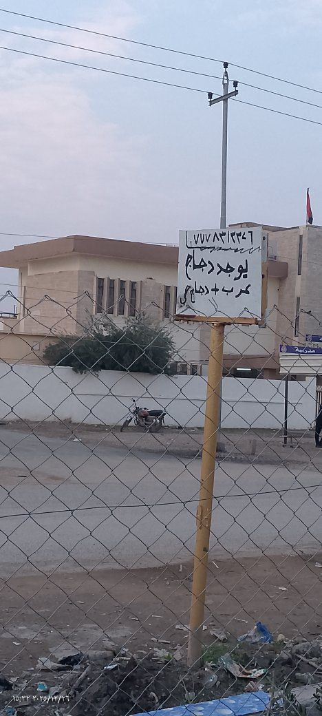 دجاجتين عتاكي صحه خير من لله بياضات
سعر الزوج 22قفل قفل قفل 
العنوان النمرود قريه الشروق قرب مدرسه الشروق
***********
