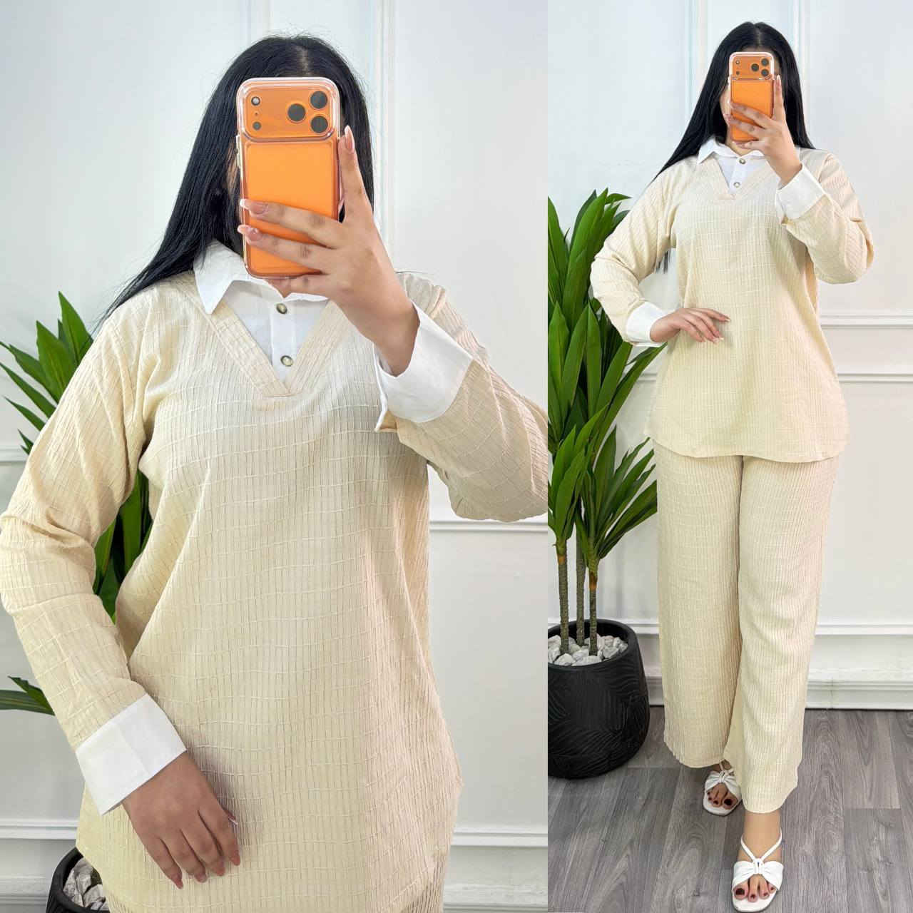 جديد كليآ
سوت نسائي 

خامه قطني درجه اولى 

فري سايز يلبس جميع القياسات


**إذا كنت صاحب هذا الإعلان وتريد حذفه لأي سبب، رجاءا أرسل رسالة إلى الدعم الفني**