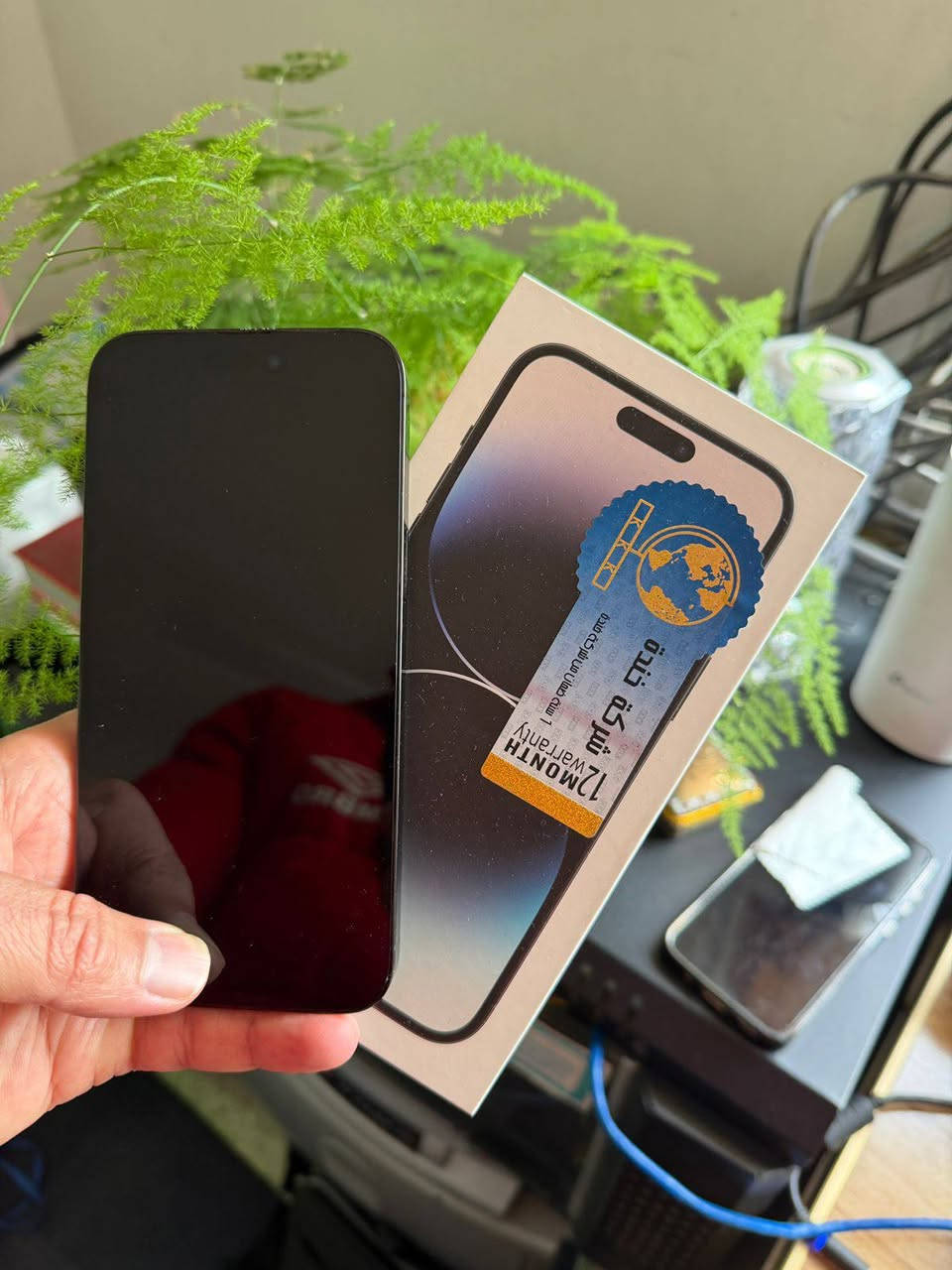 السلام عليكم من رخصة الادمن
متوووفر للبيع
              
📱ايفون 14 برو ماكس
🖤 لون اسود 
💾 ذاكرة 256
🔋 نسبه البطارية 82
📞 دبل سيم كارت
فول نضافه شرط مامفتوح ولا بي شخط وجهاز ماستر يعني عربي ZA/A

الشراي يتفضل خاص لو تصل ويدلل محضور من تعاليق
‏ ***********
