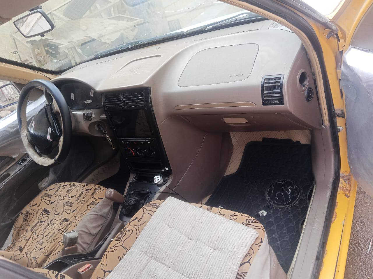 سلام عليكم بيجو أكد موديل 17 البيع او لمروس
سياره مكفوله من ضربه وصبغ والتبديل فقط خياسات بصيطه خارجيه  كير ومحرك كارتون تبريد شرط براد حداديه كارتون 100/100 تخم تاير جديد باتري جديد شاشه وسستم سماعات مفوللات جام كله يصعد وينزل قايشات جدد داينمو وتايمن سياره شرط ماعوزها برغي وترايك وين ما يعجبك  
ماشيه 160لف فقط 
وراعيها بناصريه وشرط الوكاله سنويه ساقطعه بل 22ومطلوبه فقط 200 هيئه 
سعر 34بيها مجال قليل 
***********بي واستاب 
***********فقط تصال 
مكاني ناصريه سوق شيوخ
